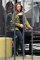scarlett johannson red hair on captain america the winter soldier set 13