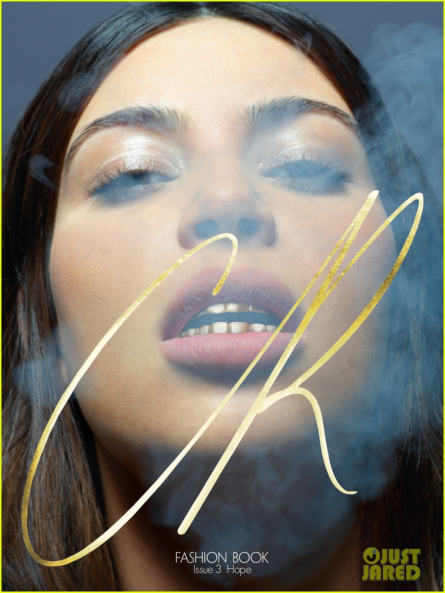 Kim Kardashian Wears Grill for CR Fashion Book's Issue #3 kim kardashian covers cr fashion book 01