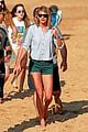 taylor swifts belly button baring beach day new bikini pics 45