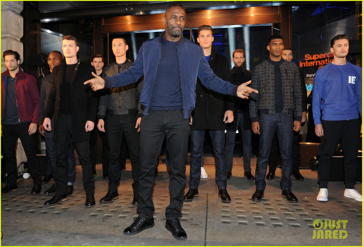 Idris Elba Superdry collection launch Lipstick Alley