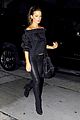 kate beckinsale rocks leathers pants to dinner 01