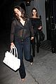 kate beckinsale rocks leathers pants to dinner 07