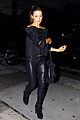 kate beckinsale rocks leathers pants to dinner 12