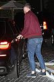 sam smith laughs with friends post dinner 03