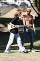 Jaden Smiths Abs : He Shows Off Abs While Planting Trees 