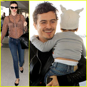 2010 Acura on Miranda Kerr  Orlando Bloom   Flynn  Family Flight    Celebrity Babies