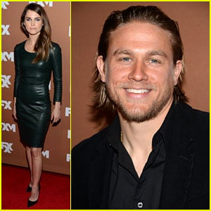 Keri Russell & Charlie Hunnam: FX Upfront Bowling Event! | Katey ...