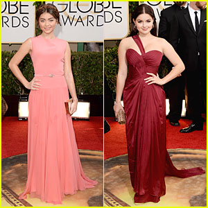 Sarah Hyland & Ariel Winter – Golden Globes 2014 Red Carpet | 2014 ...