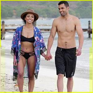 Kat Graham & Cottrell Guidry Take a Romantic Beach Vacation to Jamaica!