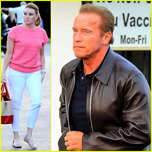 Arnold Schwarzenegger Takes Girlfriend Heather Milligan Out for Dinner
