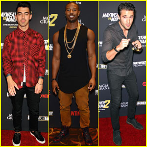 Joe Jonas & Michael B. Jordan Party in Vegas Before the Big Fight!