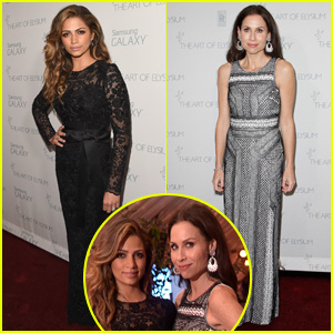 Camila Alves & Minnie Driver Meet Up at Art of Elysium 2015