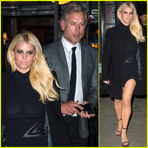 Jessica Simpson Dons a Little Black Dress for NYC Date Night