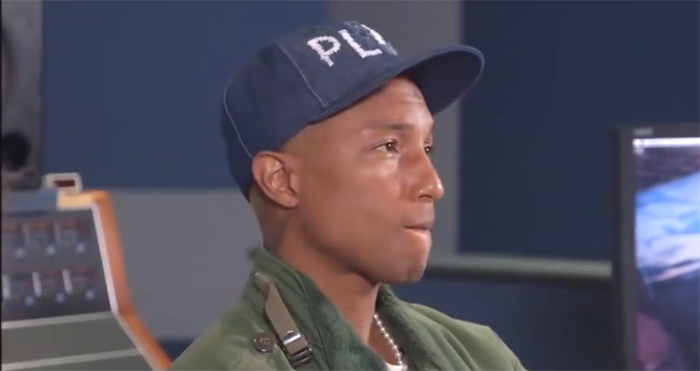 Pharrell Williams Has Emotional Reaction to NYU Student Maggie Rogers' Original Song - Watch & Listen!