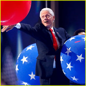 Bill Clinton Playing with Balloons at DNC Will Make You Smile ..., From GoogleImages
