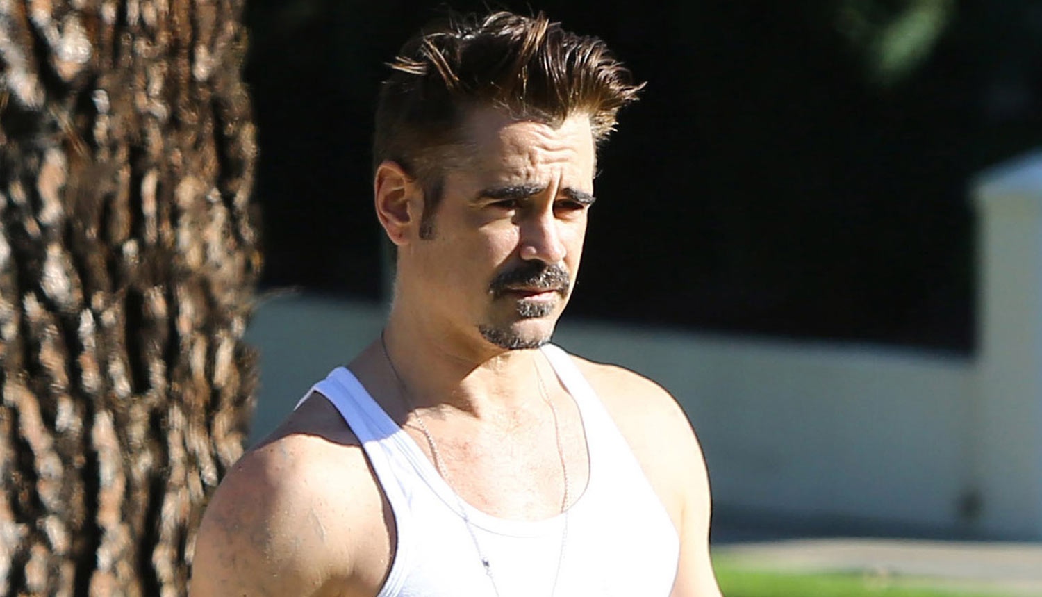 Colin Farrell Shows Off His Buff Biceps in Los Angeles!