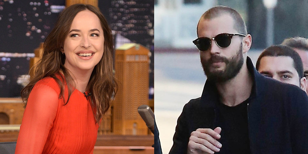 Dakota Johnson & Jamie Dornan Do Late Night Shows on Different Coasts!