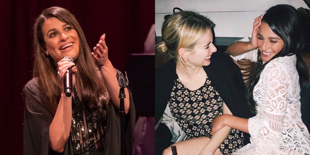 Lea Michele Performs Final Show of Mini-Tour, Gets Support from Emma Roberts & More!